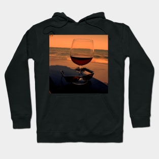 Wine + Beach time Hoodie